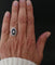 Bague 51.5 Bague Art Déco Diamants et Saphirs calibrés, Or 58 Facettes