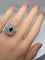 Bague 50 Bague Art Deco en Or jaune, diamants et saphir 58 Facettes