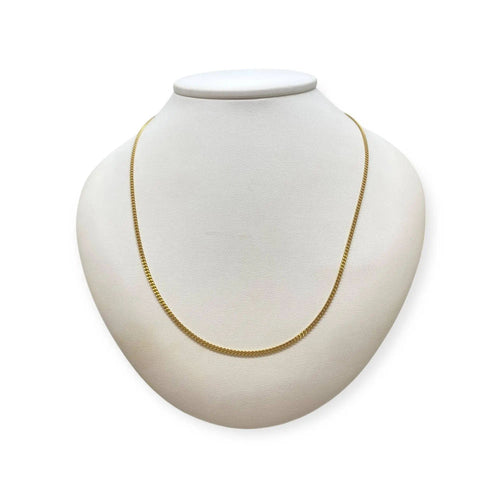 Kette Kette Kettenglied Panzerkette 52cm aus Gelbgold 750 58 Facettes 330088268