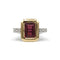 Bague 51 Bague - Or, Rubellite & Diamants 58 Facettes 240206R