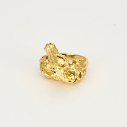 Bague 53.5 Bague or jaune et diamants 58 Facettes BLO0162