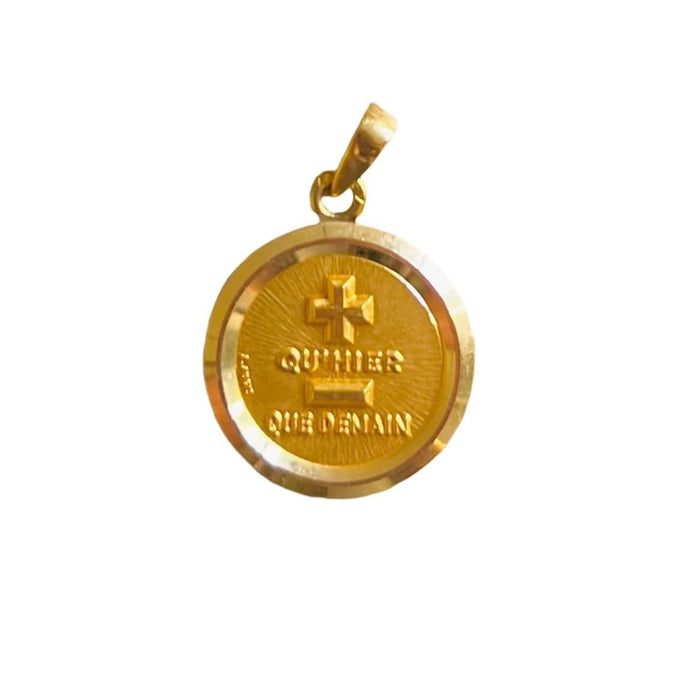 Pendentif AUGIS - Médaille en or jaune 58 Facettes AUGIS1