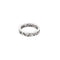 Bague 47 Alliance en or gris et diamants 58 Facettes DRE16062