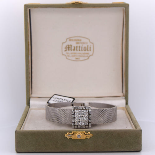 Montre Montre signée NOBELLUX - OR 18 carats 58 Facettes