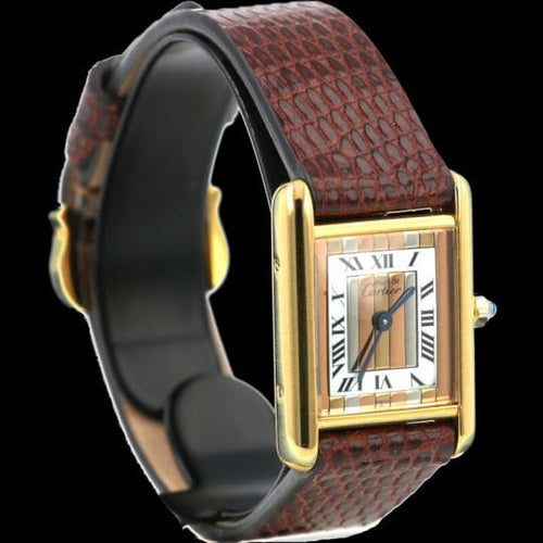 Montre Cartier Montre Tank Vermeil 58 Facettes MT41146