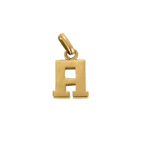 Pendentif Pendentif en or jaune en forme de lettre de A 58 Facettes CHOL08682