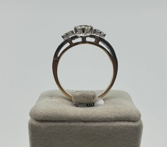 Bague 52 Bague ART DECO Diamants, 2 ors 58 Facettes