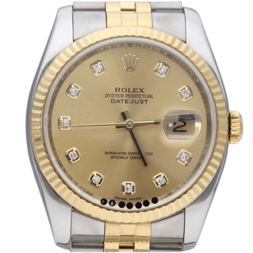 Montre Rolex Montre Date Just 36 58 Facettes MT42889