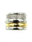 Bague 54 POMELLATO. Collection "Tubolare", bague 2 ors 18K et diamants 58 Facettes