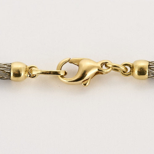 Collier Fred - Force 10 Vintage - Collier en or jaune et acier. 58 Facettes LEN1843