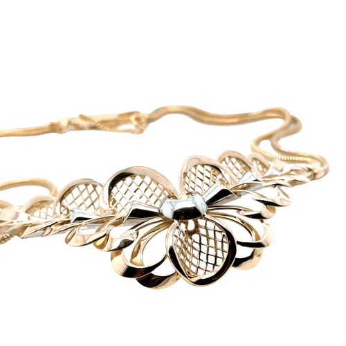 Collier Collier ors rose et blanc - Époque 1940 58 Facettes 1.0000210/1