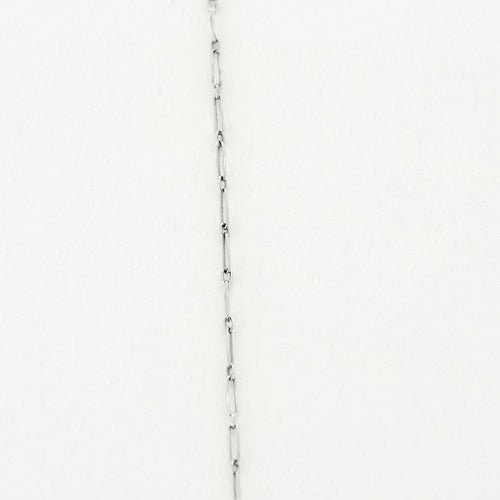 Collier Collier négligé or blanc et diamants 58 Facettes B250462