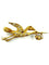 Broche Broche vintage or jaune 18K diamants 58 Facettes