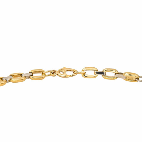 Collier Collier Chaîne Or jaune, Or blanc 58 Facettes 4455432CN