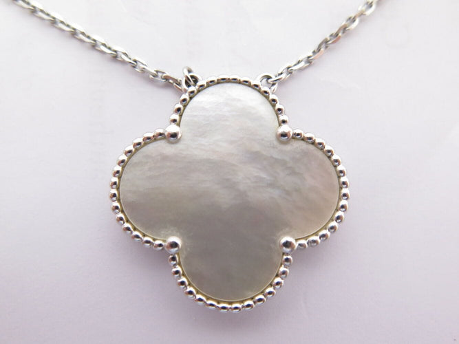 Collier collier VAN CLEEF & ARPELS magic alhambra pendentif nacre or 18k 58 Facettes 271817