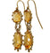 Boucles d'oreilles Boucles d'oreilles antiques en or et topaze 58 Facettes 7638