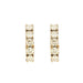 Boucles d'oreilles Boucles d'oreilles lignes diamants en or 58 Facettes