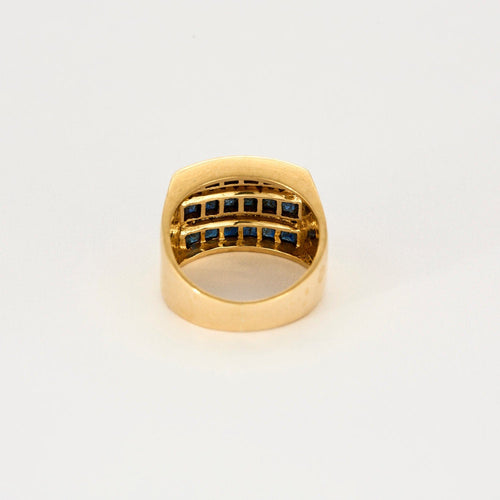 Bague 54 Bague Saphirs et Diamants 58 Facettes LP1290/13