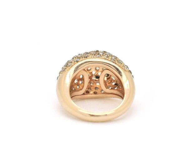 Bague Bague en or rose sertie de diamants de 2,50 carats 58 Facettes 13621