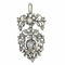 Pendentif Un témoignage d'amour : pendentif diamant rococo flamand 58 Facettes 20296-0349