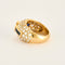 Bague Bague or jaune pavage diamants saphirs 58 Facettes LP1073/12