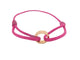 Bracelet bracelet CARTIER love anneau or rose sur cordon or rose 18k 13-24cm boite 58 Facettes 266940