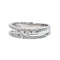 Bague 56 Bague Or blanc Diamant 58 Facettes 3904624CN