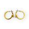 Boucles d'oreilles Créoles or jaune et diamants 58 Facettes 149060553