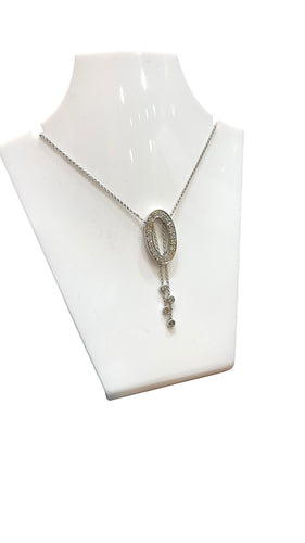 Collier Collier en or blanc et diamants signé Dalumi 58 Facettes