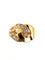 Bague 55 DINH VAN. Collection "Menottes", bague or rose et diamants (moyen modèle) 58 Facettes