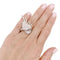 Bague 51 Bague Boucheron, "Animaux de Collection : "Cypris, le Cygne", or blanc, diamants, rubis. 58 Facettes 34865