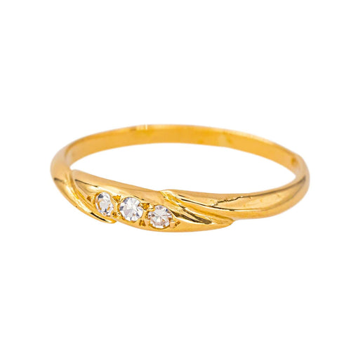 Bague 52 Bague Trilogie Or jaune Diamant 58 Facettes 4383447RV