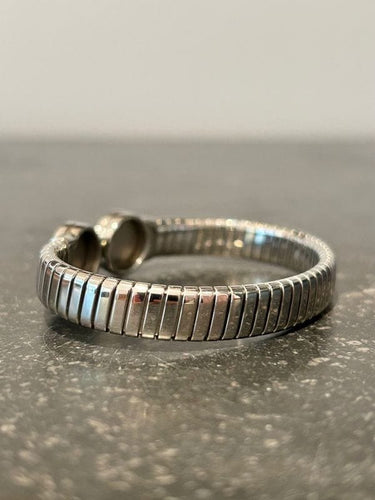 Bracelet BULGARI  - Bracelet Bvlgari acier et onyx 58 Facettes