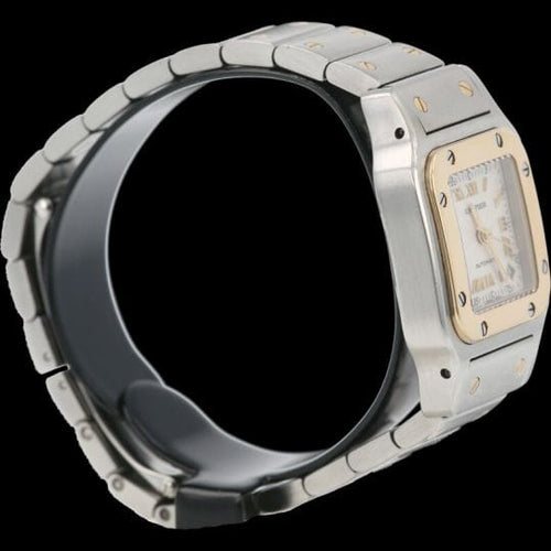 Montre Cartier Montre Santos De Cartier Galbee Pm 58 Facettes MT42136