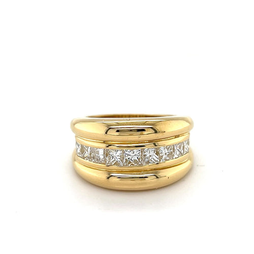 Bague 56 Bague diamants princesse 58 Facettes BAPRINC30625