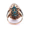 Bague 55 Bague en or turquoise de l'époque victorienne 58 Facettes
