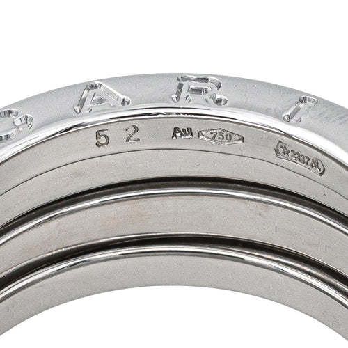 Bague 52 Bulgari Bague B.Zéro1 Or blanc 58 Facettes 4520964RV