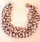 Collier Collier composé de perles de cultures poires roses et grises 58 Facettes C 98