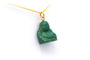 Pendentif Pendentif contemporain en or jaune et turquoise 58 Facettes 19261