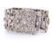 Bracelet Bracelet Antique Deco, en platine avec diamants 58 Facettes