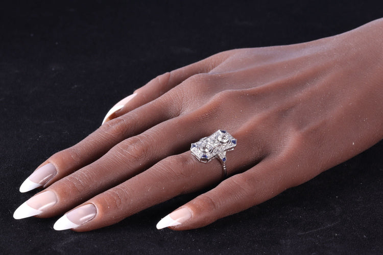 Bague 55 Héritage de demain : une bague de fiançailles en diamant Art déco des années 1920 58 Facettes 16342-0163