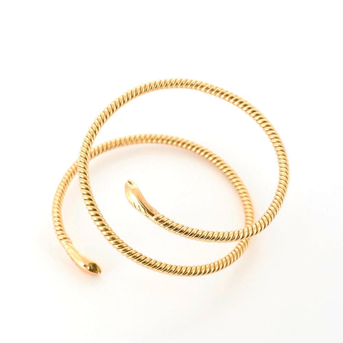 Bracelet Bracelet Double Tête de Serpent 58 Facettes LP851/14