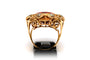 Bague 50 Bague en or jaune sertie d'une citrine et de diamants 58 Facettes 20348