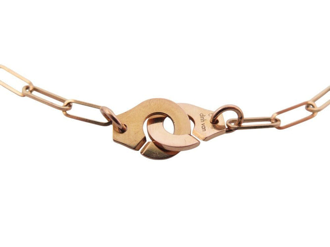 Collier collier DINH VAN menottes r10 654107 en or rose 18k pochon 58 Facettes 268898