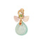Pendentif Isabelle Langlois Pendentif Mon Ange Or rose Calcite, Tourmaline, Diamant 58 Facettes 4521848CN