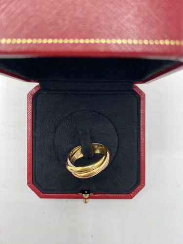 Bague 63 Cartier - Alliance Trinity 3 ors 58 Facettes 096425077421