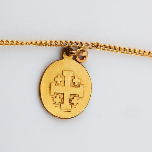 Collier Collier Or Jaune 5 Médailles 58 Facettes