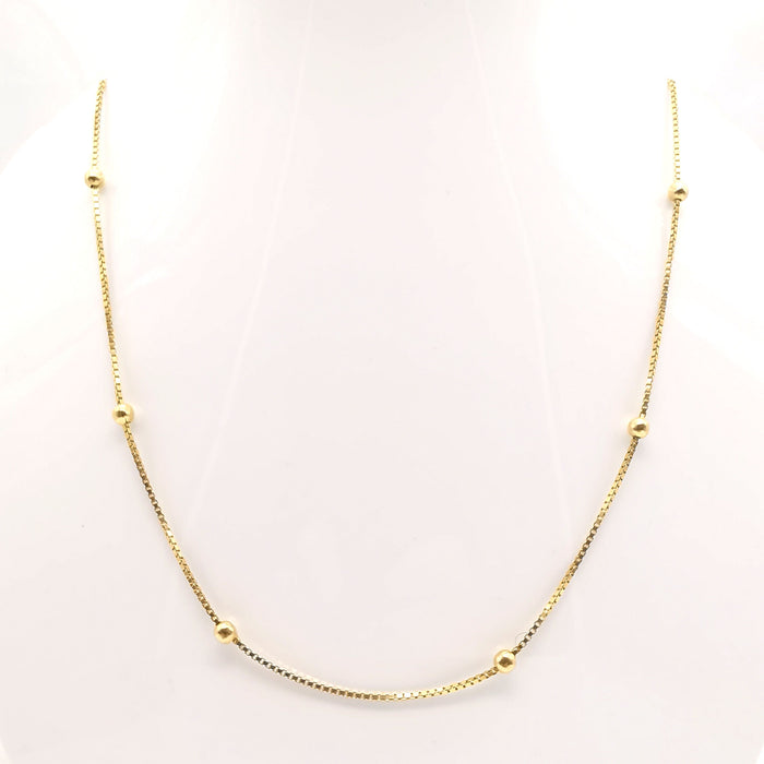 Yellow gold necklace