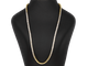 Yellow gold necklace with 3.50 carats diamonds 