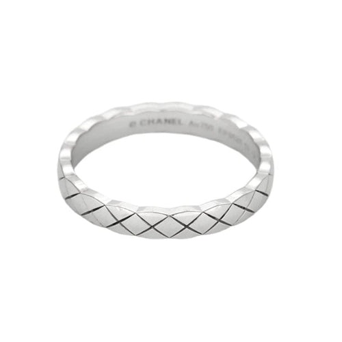 Bague 59 CHANEL - Bague Coco Crush - mini modèle  en Or blanc 18k 58 Facettes 58FC17-3